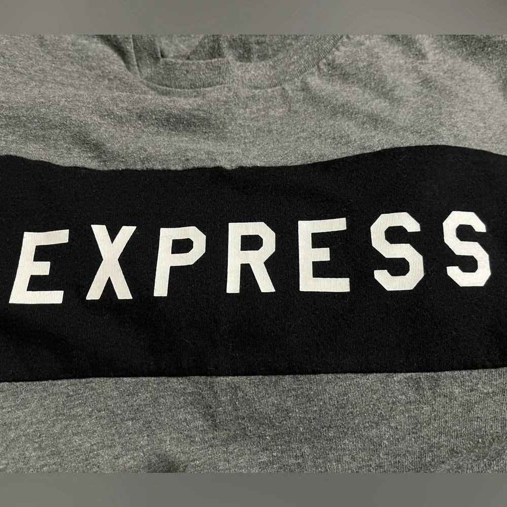 Express Men’s T-Shirt - Size XS - Color Grey - Picture 4 of 5